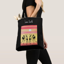 Afrikanische Kunst, Niedlicher Sonnenuntergang Tasche
