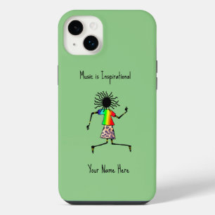 Afrikanische Kunst, Persönlicher Glückstanz iPhone 14 Plus Hülle
