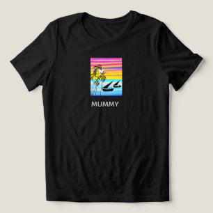 Afrikanische Kunst, Phantastische Küstensegeln Mum Tri-Blend Shirt
