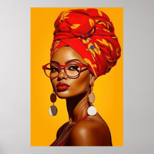 Afrikanische Kunst   Schwarze Kunst   Ladonna Poster