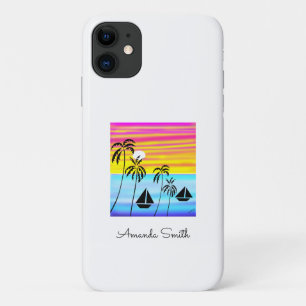 Afrikanische Kunst, Tropischer Sommer Sonnenunter Case-Mate iPhone Hülle