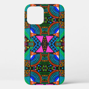 Afrikanische Kunst zeichne. Nahtloses Aztec-Muster Case-Mate iPhone Hülle
