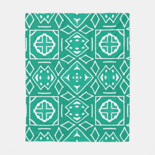 Afrikanische Kunst Zeichne. Stammesdruck. Ikat Zic Fleecedecke