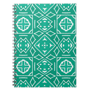 Afrikanische Kunst Zeichne. Stammesdruck. Ikat Zic Notizblock
