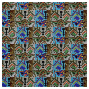afrikanische Kunststoffe, Ankara Design Stoff