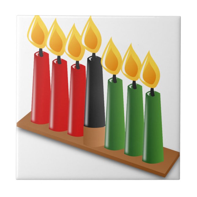 afrikanische Kwanzaa Fliese (Vorderseite)