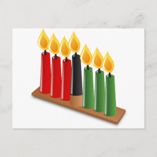afrikanische Kwanzaa Postkarte