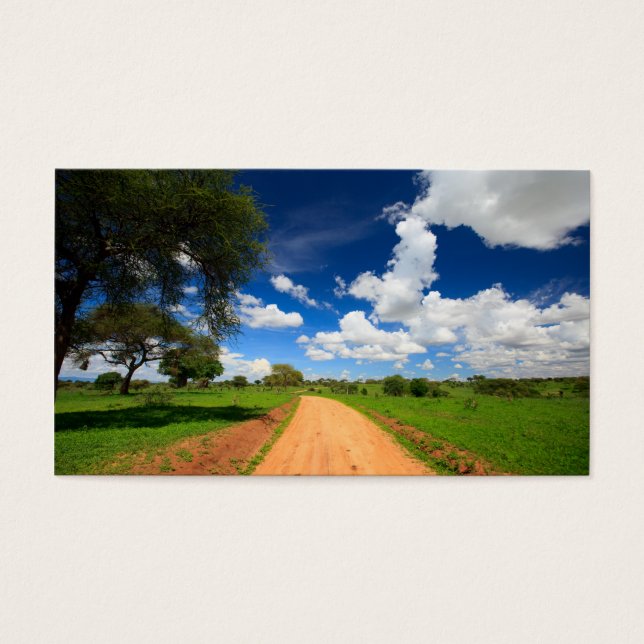 Afrikanische Landschaft (Vorderseite)