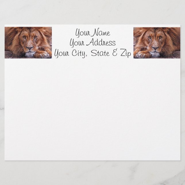 Afrikanische Lion (Vorderseite)