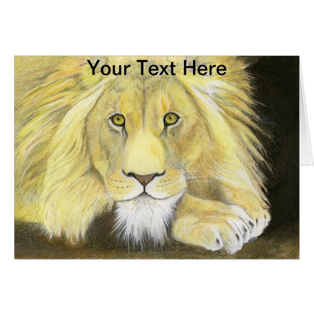 Afrikanische Lion (Vorderseite (Horizontal))