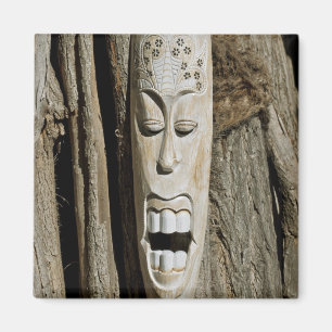 Afrikanische Maske-Kühlschrankmagnet Magnet