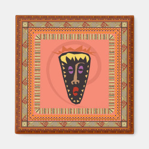 Afrikanische Maske Magnet