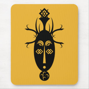 Afrikanische Maske Mousepad