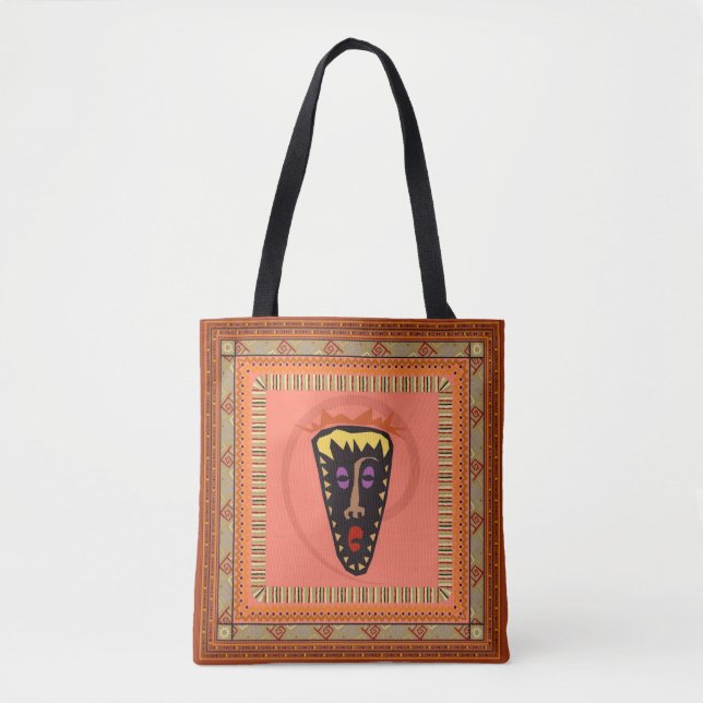 Afrikanische Maske Tasche (Vorderseite)