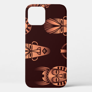 Afrikanische Masken, dunkler Hintergrund Case-Mate iPhone Hülle