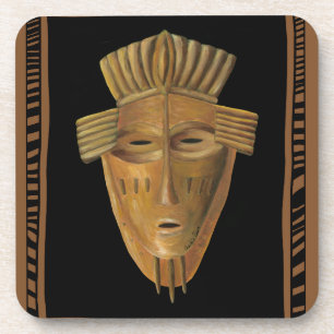 Afrikanische Masken-Malerei von Chariklia Zarris Untersetzer