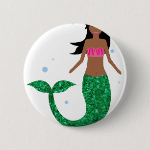 afrikanische Meerjungfrau Button