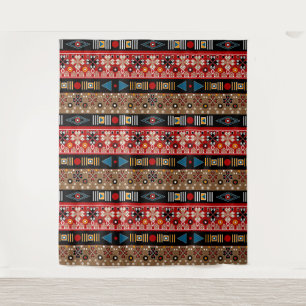 afrikanische Muster, orientalisches Muster Kissen Wandteppich