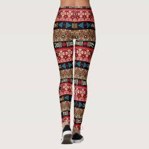 Afrikanische Muster, orientalisches Muster Leggings