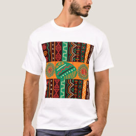 afrikanische Muster und Ornamente T-Shirt