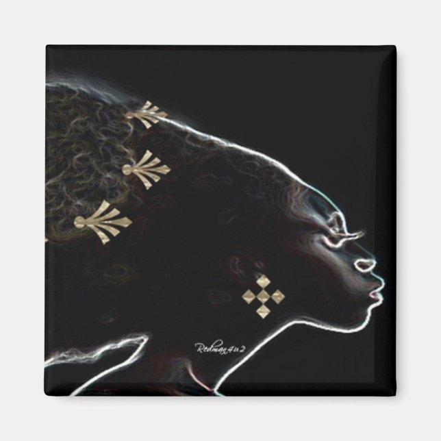 Afrikanische Nächte in Gold Magnet (Vorne)
