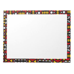 Afrikanische Notizblöcke mit Drucken