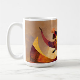 Afrikanische Paartanzkunst Kaffeetasse