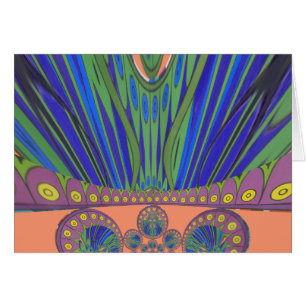 afrikanische Pfauenfarben