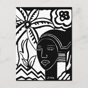 Afrikanische Phantasy Postkarte