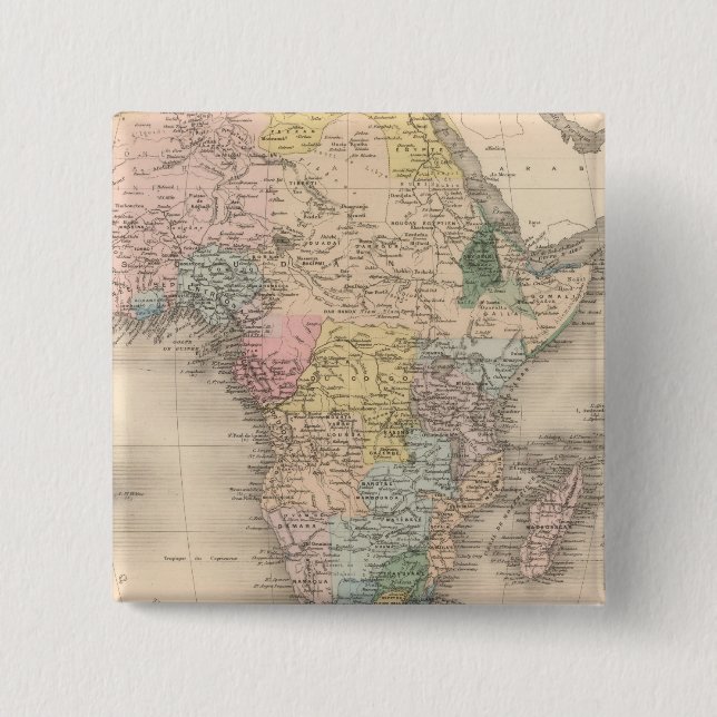 Afrikanische Politik Button (Vorderseite)