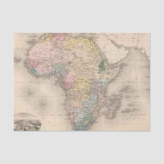 Afrikanische Politik Seidenpapier (Vorderseite)