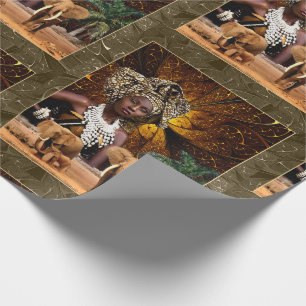 Afrikanische Priesterinnen Geschenkpapier