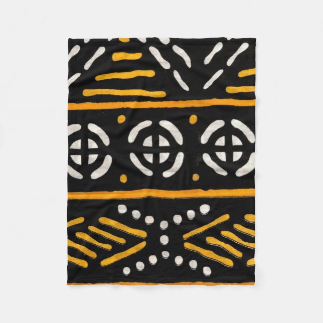 afrikanische Print Fleecedecke (Vorderseite)