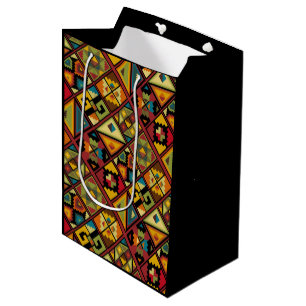 afrikanische Print Mittlere Geschenktüte
