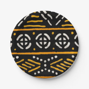 afrikanische Print Pappteller