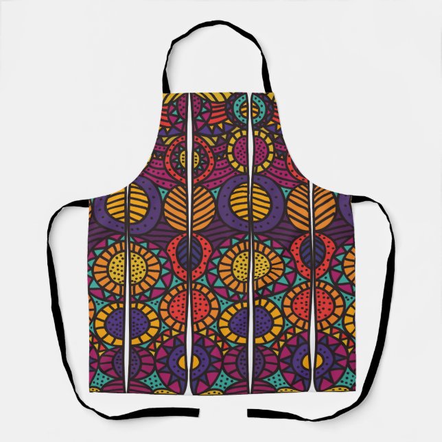 Afrikanische Print-Schürze Schürze (Vorderseite)