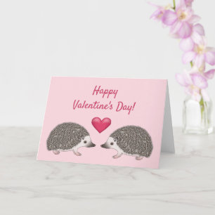 Afrikanische Pygmäen-Igel - Glücklicher Valentinst Karte