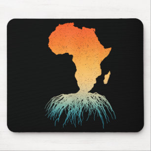 Afrikanische Roots-Kunst für Männer Frauen Afrozen Mousepad