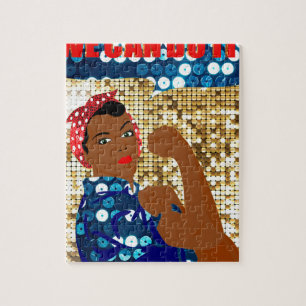 afrikanische Rosie the Riveter