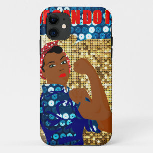 afrikanische Rosie the Riveter iPhone 11 Hülle