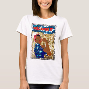 afrikanische Rosie the Riveter T-Shirt