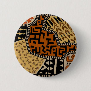 Afrikanische Schamanenerdgeister Button