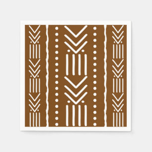Afrikanische Schlamm-Leinen-Bogolan-Designer-Papie Serviette