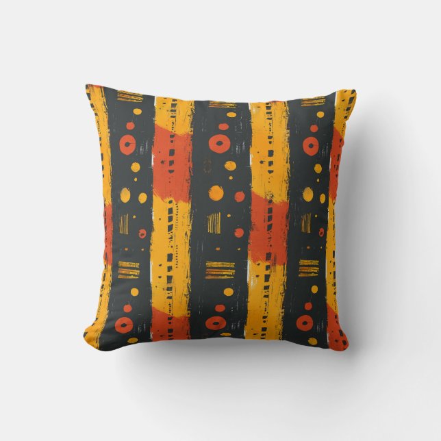 Afrikanische Schlammkleidung Kissen (Vorderseite)