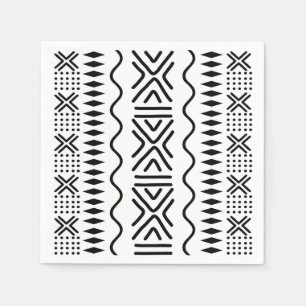 Afrikanische Schlammstoff-Bogolan-Designer-Papier- Serviette