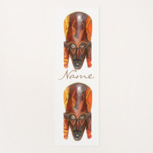 Afrikanische Schnittholzmaske Thunder_Cove Yogamatte