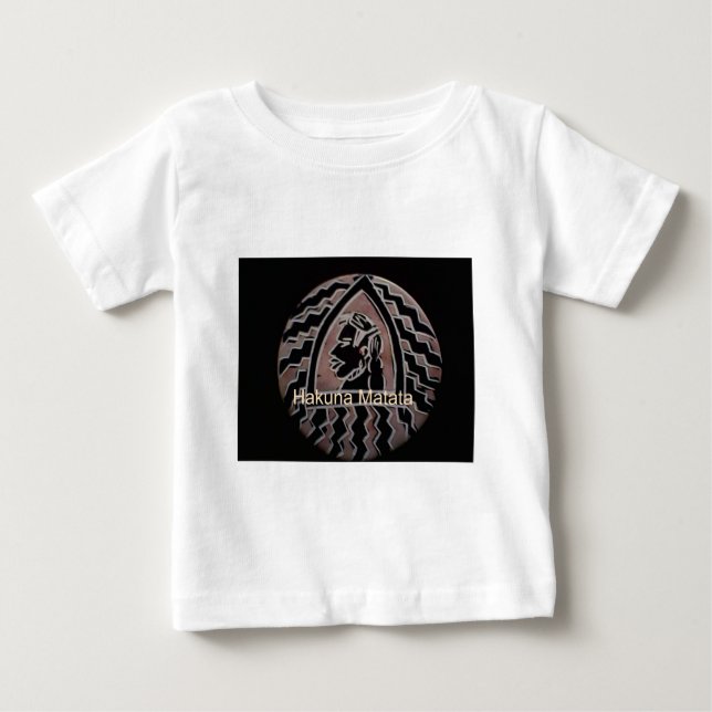 Afrikanische Schönheit: Bongo Maasai Portrait Trib Baby T-shirt (Vorderseite)