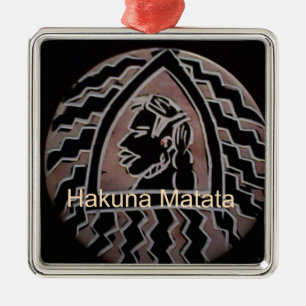 Afrikanische Schönheit: Bongo Maasai Portrait Trib Silbernes Ornament