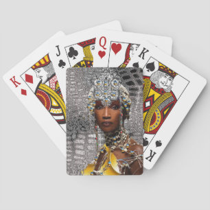 Afrikanische Schönheit Spielkarten