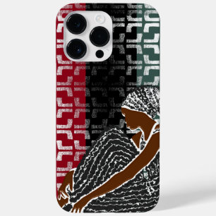 Afrikanische schwarze Frau mit Heritage Head Wrap Case-Mate iPhone 14 Pro Max Hülle